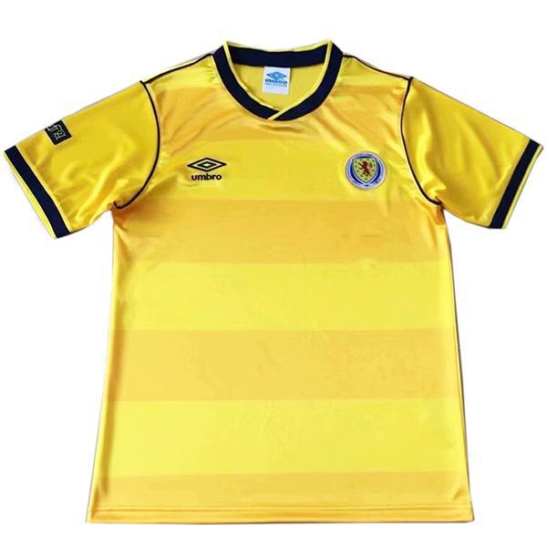 Scotland away retro soccer jersey maillot match men's second sportswear football shirt 1986-1988